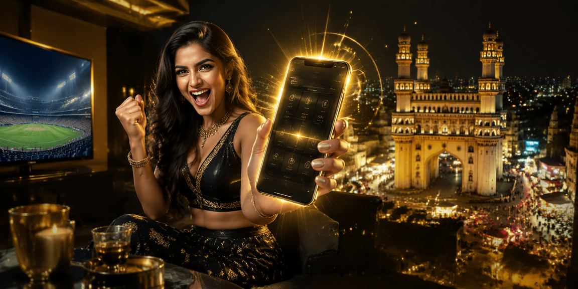 Hyderabad Charminar lit up with nightlife scene